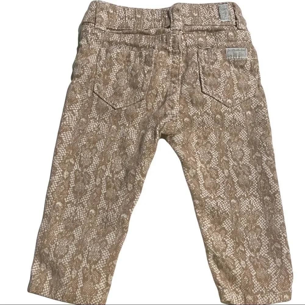 ‎7 For All Mankind Snakeskin Print Leggings